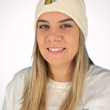 Berretto in cotone organico ricamato