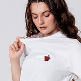 Beerpong | Besticktes Bio Baumwoll Unisex T-Shirt