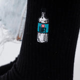 Calzini in cotone organico ricamati Air |