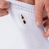 Bottiglia di vino | Calzini in cotone biologico ricamati