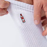 Vodka | Calzini ricamati in cotone biologico