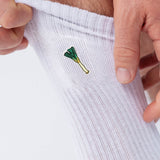 Lauch | Bestickte Bio Baumwoll Socken