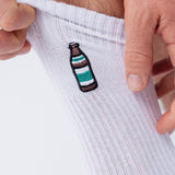 Calzini in cotone biologico ricamati Bright |