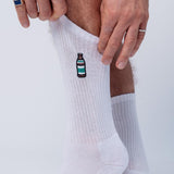 Calzini in cotone biologico ricamati Bright |