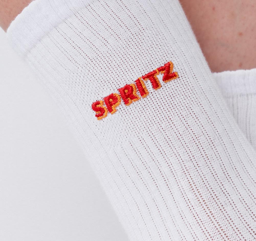 Spritz Signature | Calzini in cotone biologico ricamati