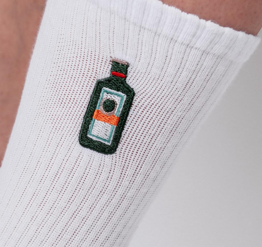 Jägermeister | Calzini in cotone biologico ricamati
