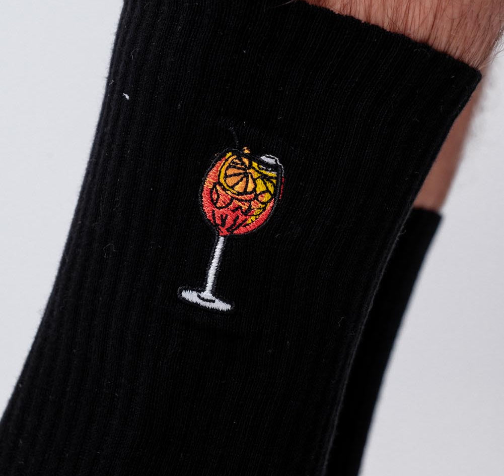 Spritz | Calzini in cotone biologico ricamati