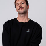 morning Coffee | Bestickter Bio-Baumwoll Unisex Pullover