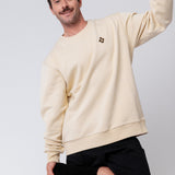 Coffee beans | Bestickter Bio-Baumwoll Unisex Pullover