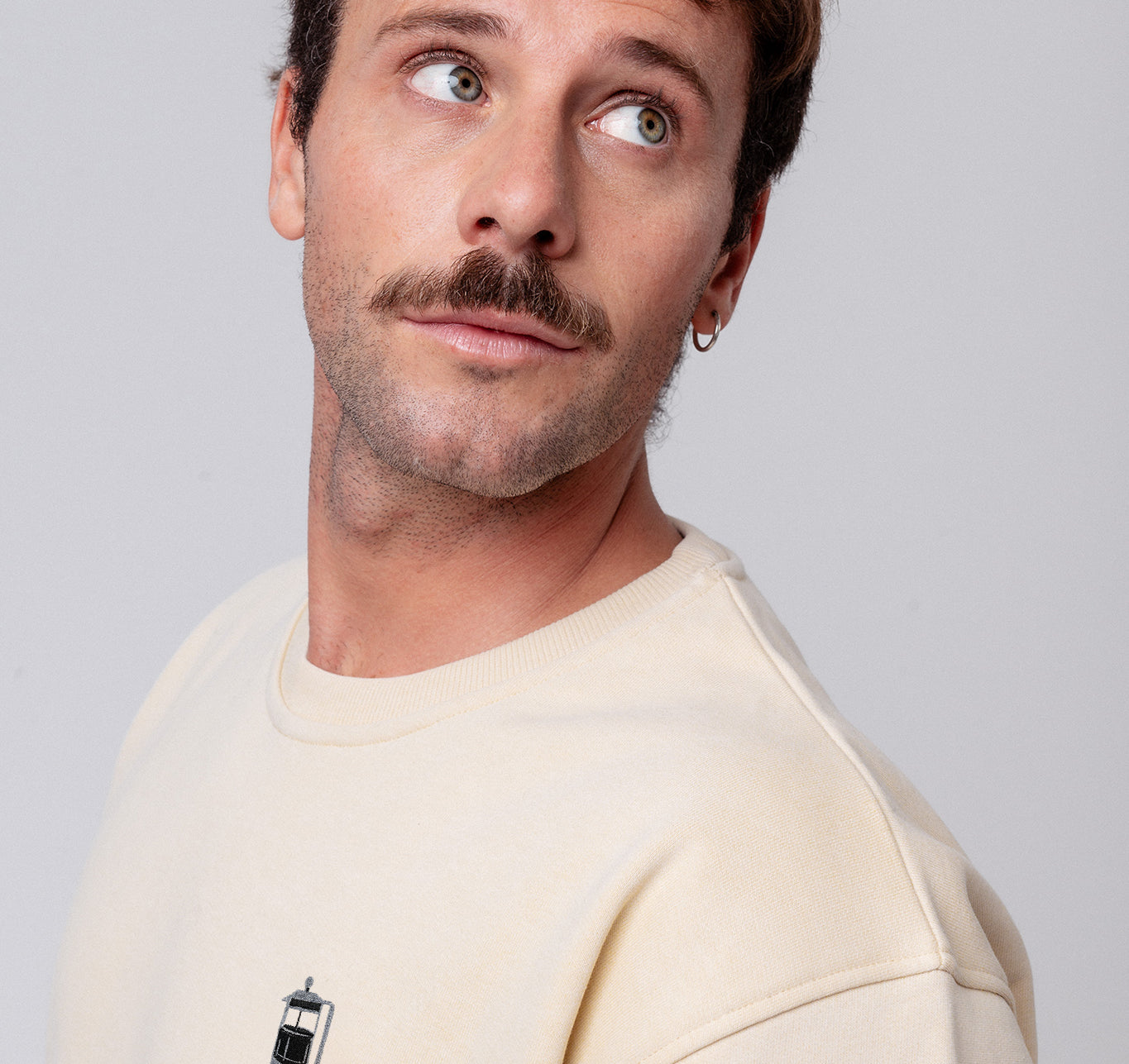 French Press | Bestickter Bio-Baumwoll Unisex Pullover