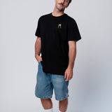 Sekt | Besticktes Bio Baumwoll Unisex T-Shirt