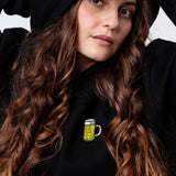 Maßkrug | Felpa con cappuccio ricamata in cotone organico unisex