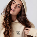 Due Caffè | Bestickter Bio Baumwoll Unisex Hoodie