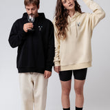 Liquid Coffee | Bestickter Bio-Baumwoll Unisex Hoodie