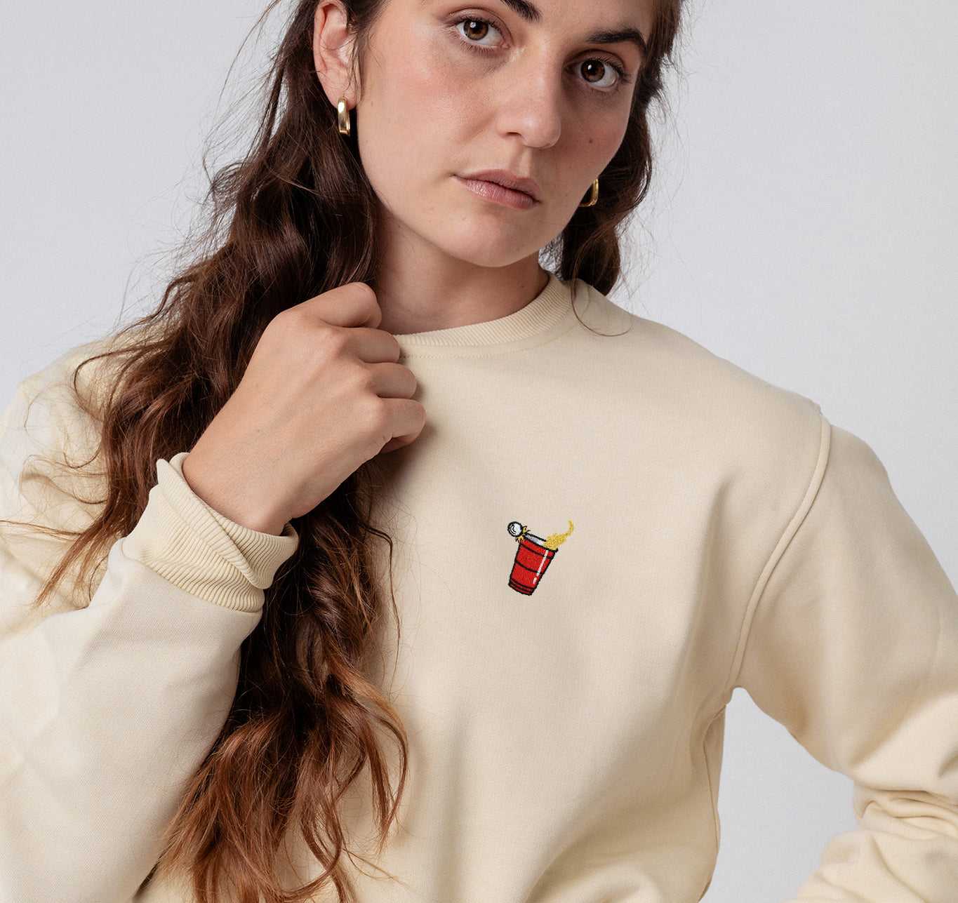 Beerpong Randtreffer | Besticker Bio Baumwoll Unisex Pullover