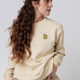 Maßkrug | Besticker Bio Baumwoll Unisex Pullover
