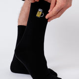 Maßkrug | Calzini in cotone biologico ricamati