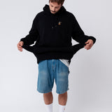 Kaffeemühle | Bestickter Bio Baumwoll Unisex Hoodie