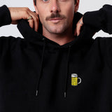 Maßkrug | Felpa con cappuccio ricamata in cotone organico unisex