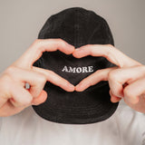 Amore | Bestickte Bio Baumwoll Cord Cap