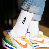 Calzini in cotone biologico ricamati Bright |