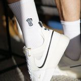 Macchina per caffè espresso | Calzini ricamati in cotone biologico