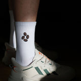 Coffee Beans | Calzini ricamati in cotone organico