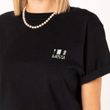 Barista Set | Besticktes Bio-Baumwoll Frauen T-Shirt