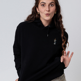 Espressokocher Boom | Bestickter Bio Baumwoll Unisex Hoodie