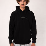 Felpa con cappuccio da uomo in cotone organico ricamato Vodka Soda |