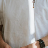 Siebträger Latte Art | Besticktes Bio Baumwoll Unisex T-Shirt