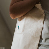 Kuemmerling Peppermint | Borsa in cotone biologico ricamato