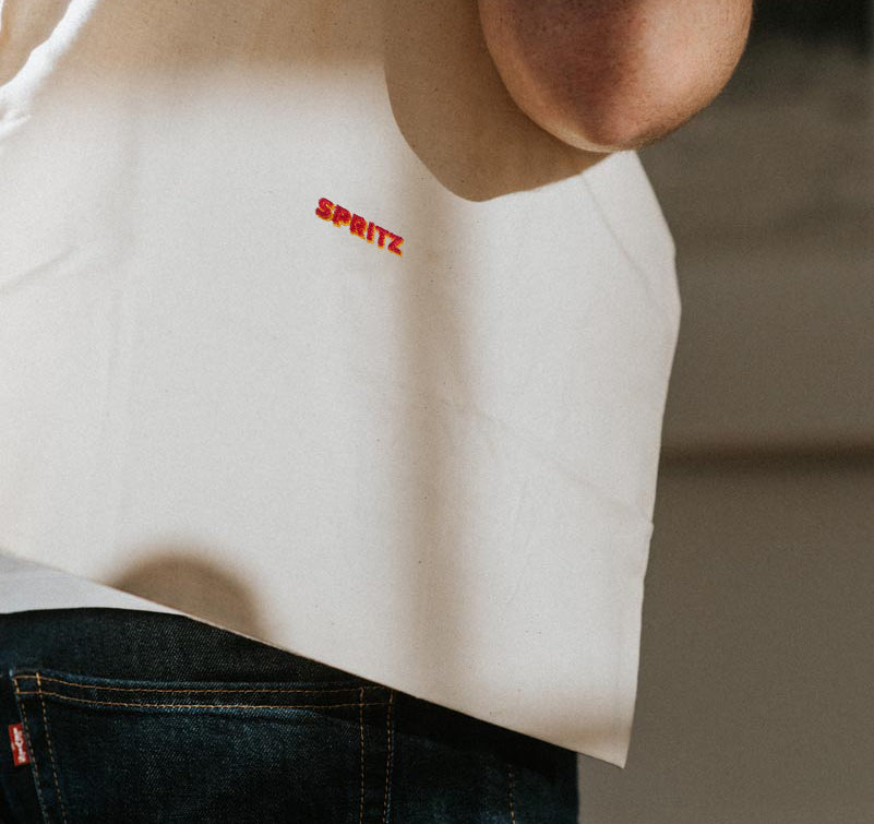 Spritz Signature | Borsa ricamata in cotone biologico