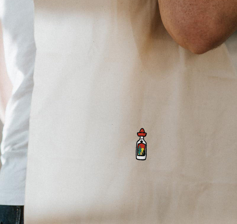 Sierra Tequila | Borsa ricamata in cotone organico