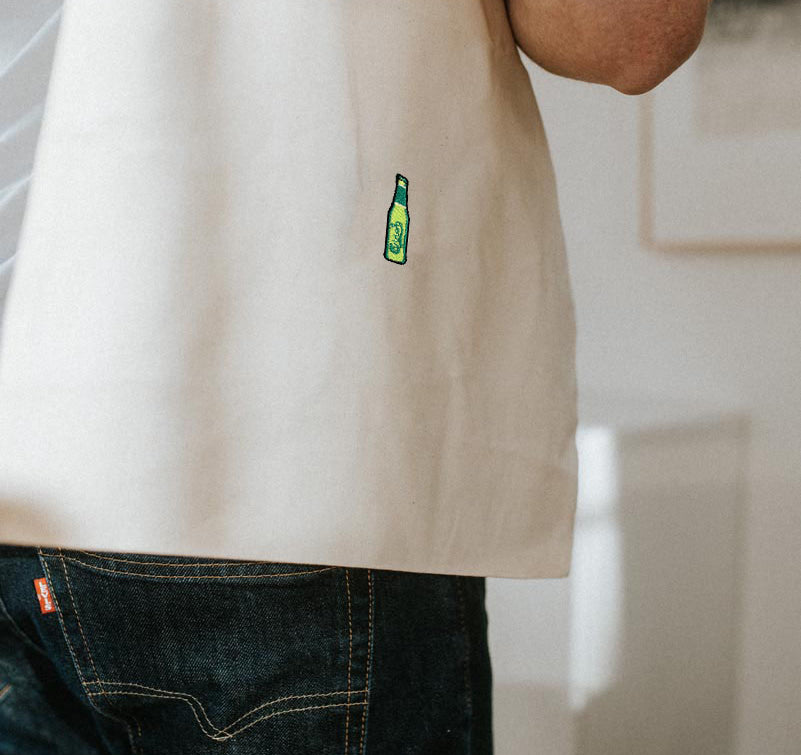 Carlsberg | Borsa in cotone organico ricamata