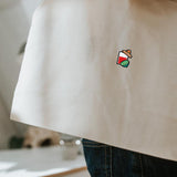 Borsa messicana in cotone organico ricamato