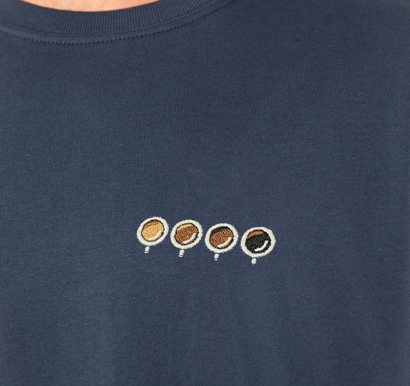 Quattro Espressi | Besticktes Bio Baumwoll Unisex T-Shirt