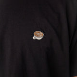 Flat White | Besticktes Bio Baumwoll Unisex T-Shirt