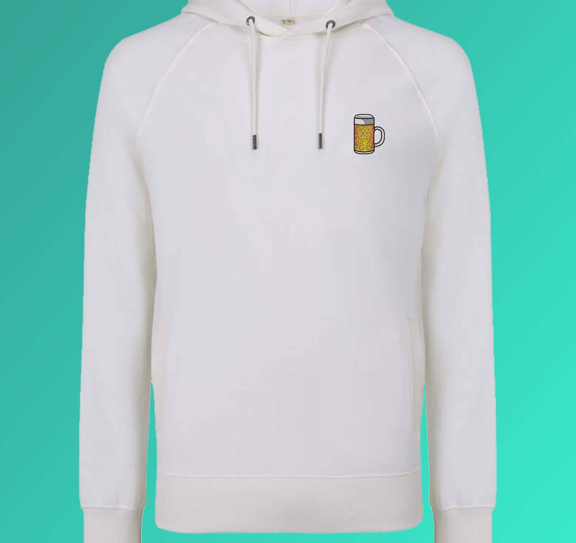 Maßkrug | Felpa con cappuccio ricamata in cotone organico unisex