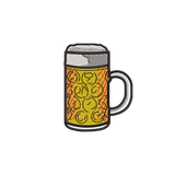 Maßkrug | Felpa con cappuccio ricamata in cotone organico unisex