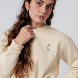 GIN SUL | Bestickter Bio-Baumwoll Unisex Pullover
