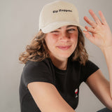 Sip Happens | Bestickte Bio Baumwoll Cord Cap