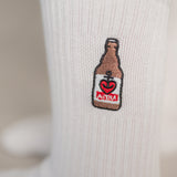 Astra | Bestickte Bio Baumwoll Socken