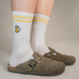 Maßkrug | Calzini in cotone biologico ricamati