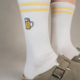 Maßkrug | Calzini in cotone biologico ricamati