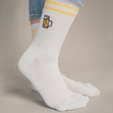 Maßkrug | Calzini in cotone biologico ricamati