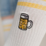 Maßkrug | Calzini in cotone biologico ricamati