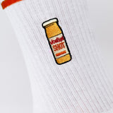 Voelkel Ingwer Shot | Bestickte Bio Baumwoll Socken