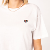 Sushi Nigiri | Besticktes Bio Baumwoll Cropped T-Shirt