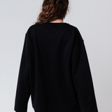 Pfirsich Eistee | Bestickter Bio-Baumwoll Unisex Pullover